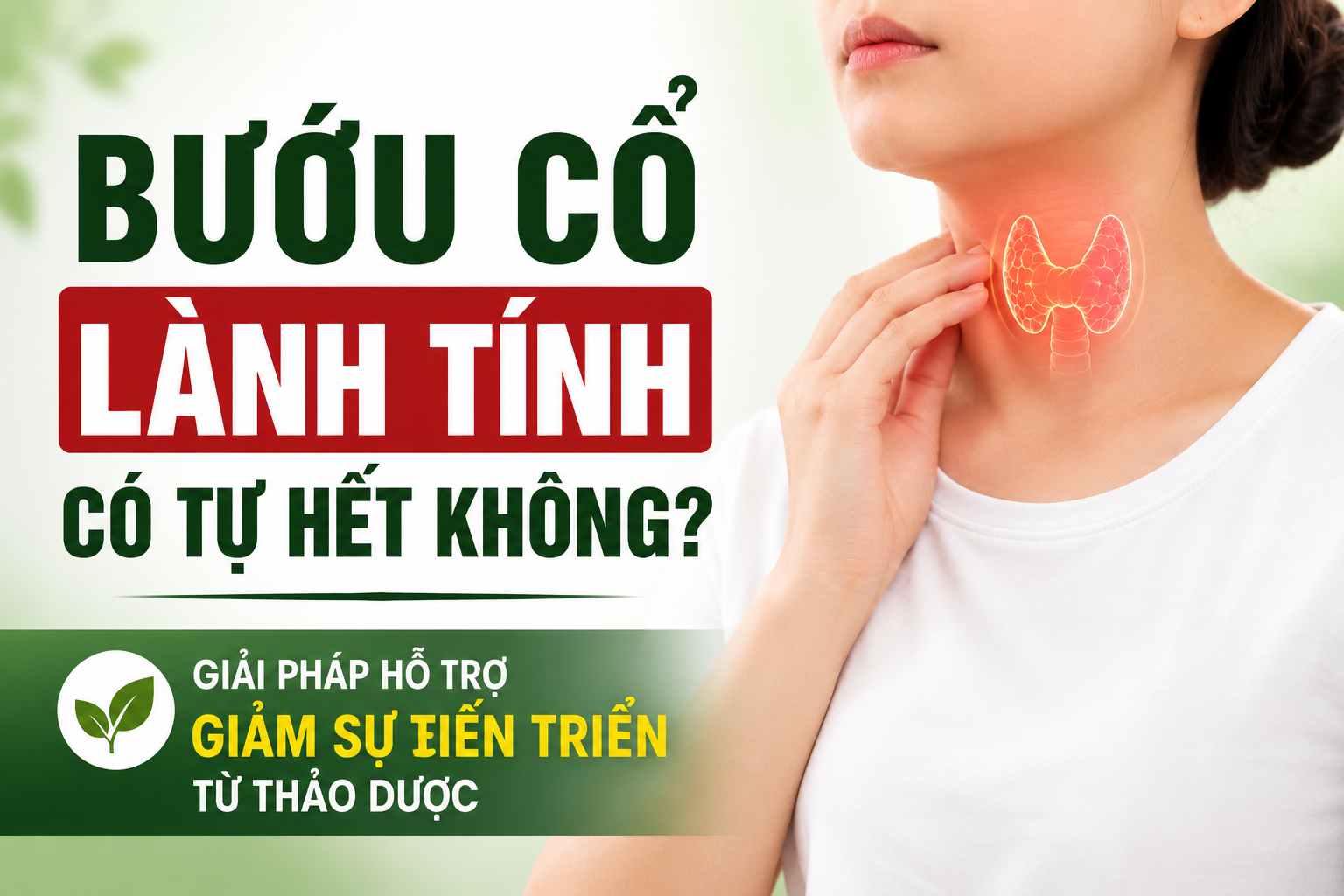 Bướu cổ lành tính có tự hết không? Giải pháp hỗ trợ giảm sự tiến triển từ thảo dược
