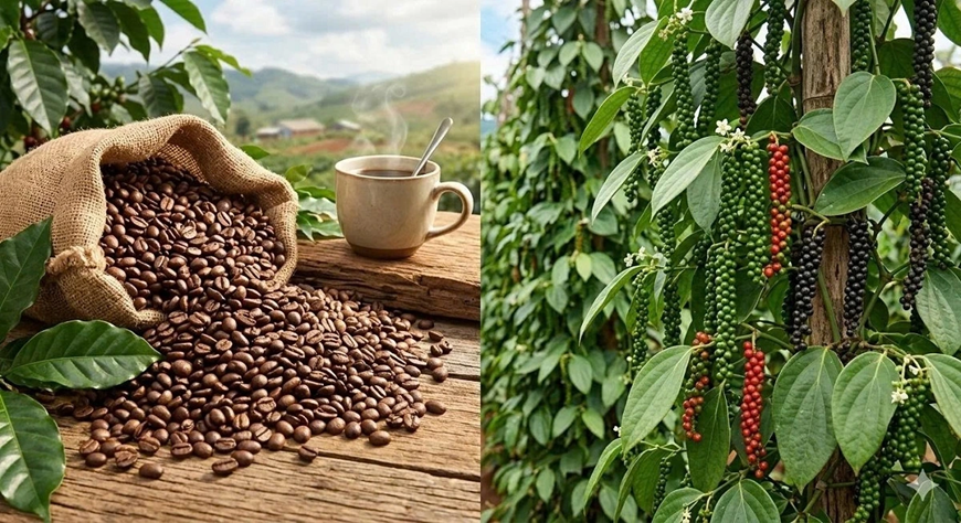 Giá nông sản hôm nay 8/6: Cà phê, hồ tiêu giảm sâu, lúa gạo ổn định đầu tuần
