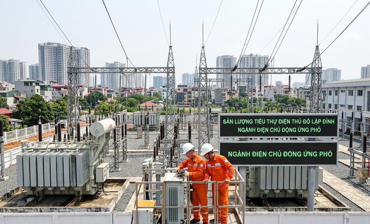 Điện lực miền Bắc triển khai nhiều giải pháp bảo đảm cung ứng điện mùa cao điểm hè