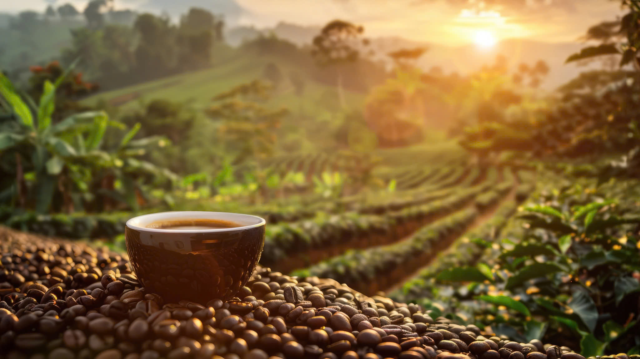 Xuất khẩu cà phê tăng sản lượng nhưng giảm giá trị, giá nội địa phục hồi nhờ nguồn cung hẹp