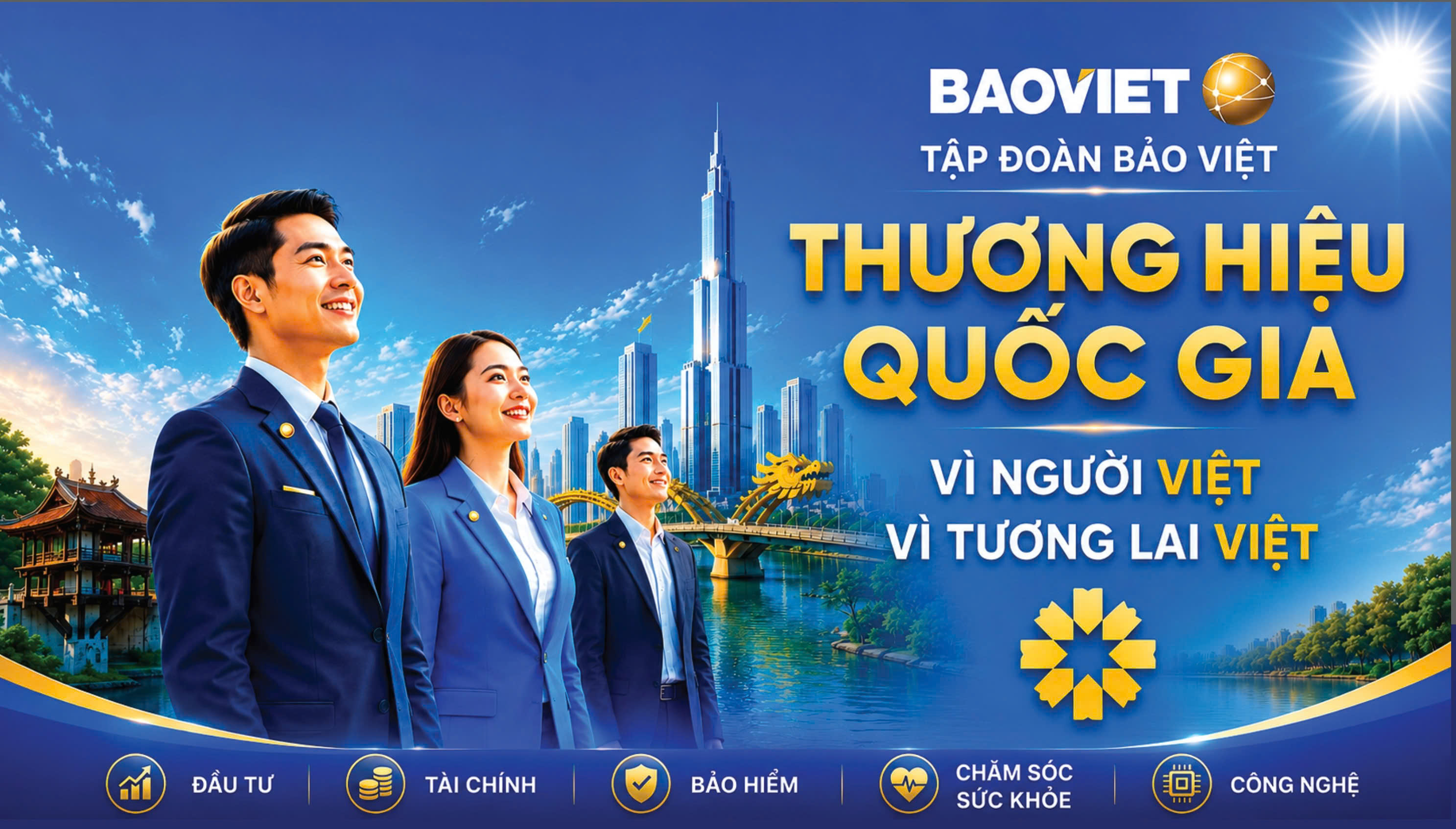 Bảo Việt xếp thứ 16 trong Top 100 Thương hiệu giá trị nhất Việt Nam, củng cố vị thế dẫn đầu của Bảo Việt trong lĩnh vực bảo hiểm. 
