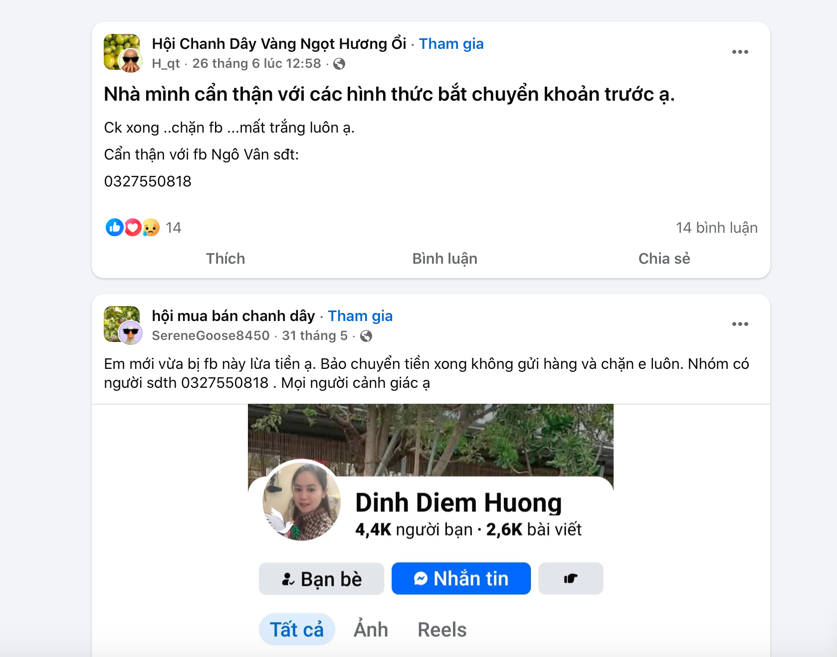 Rao bán nông sản giá rẻ trên mạng: Chiêu lừa chuyển khoản trước vẫn khiến nhiều người sập bẫy