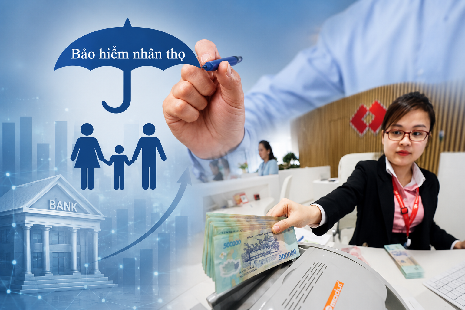 Ngân hàng tăng tốc làm chủ cuộc chơi bảo hiểm