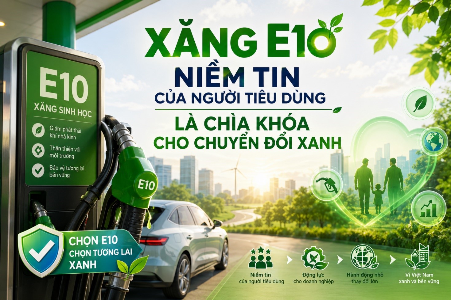 Xăng E10: Niềm tin người tiêu dùng là nền tảng cho lộ trình chuyển đổi xanh